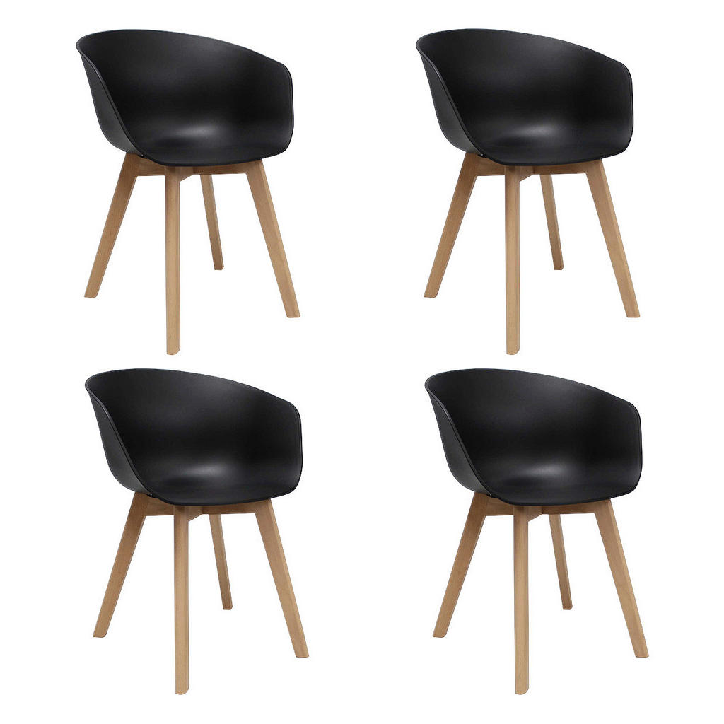 MID.YOU SADA STOLIČIEK S PODRÚČKAMI 4 kus.