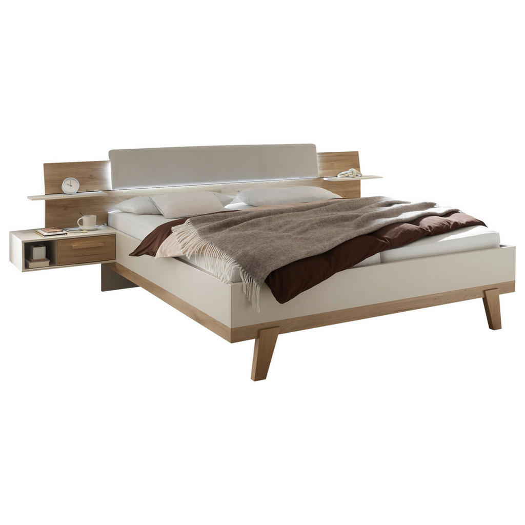 Xora ZOSTAVA S POSTEĽOU, 180/200 cm, farba duba, kašmírová.