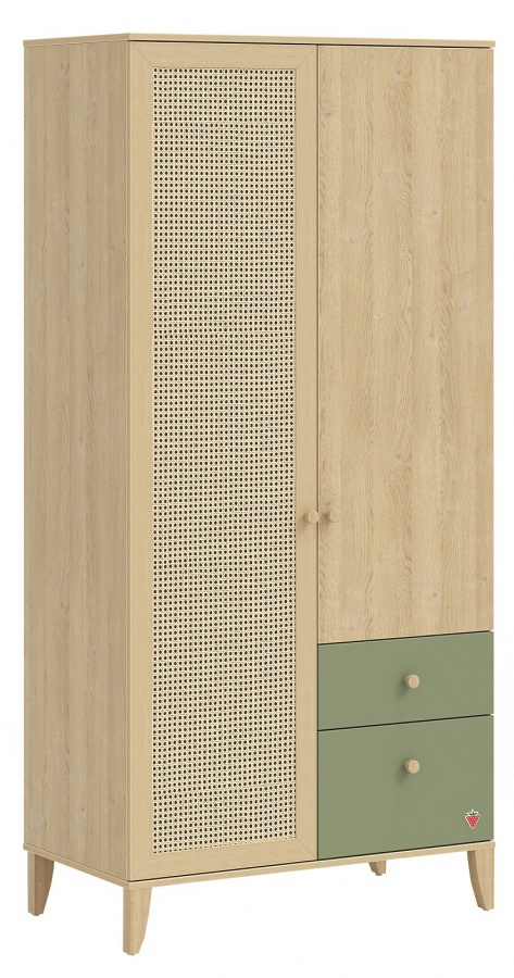 Dvojdverová šatníková skriňa habitat - dub/zelená.

 

Dvojdverová skriňa Habitat je praktickým kúskom do detskej izby.

 

 

Rozmery dvojdverovej skrine Habitat sú 95x199,5x52,5cm (š, v, h).

 

 

Všetky produkty z kolekcie Habitat nájdete nižšie v súvisiacich produktoch.