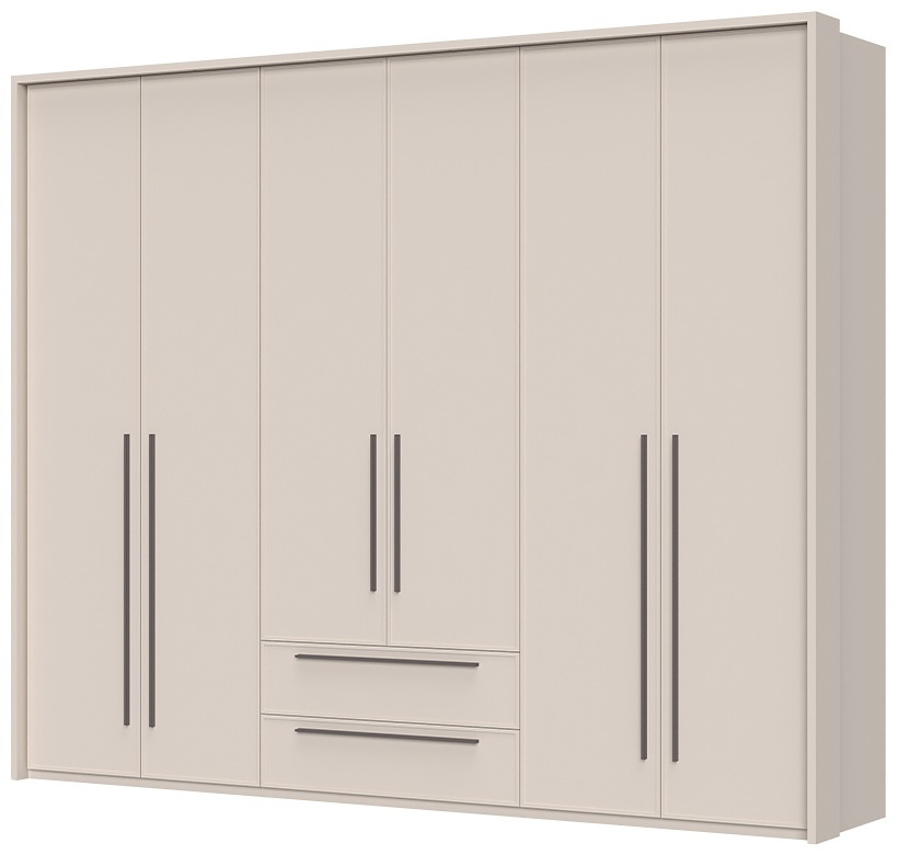 Šesťdverová šatníková skriňa so zásuvkami a rámom i baptiste - béžová.

 

Šesťdverová šatníková skriňa je opatrená plnými dvierkami.

 

Rozmery šesťdverovej šatníkovej skrine so zásuvkami a rámom I Baptiste sú 277x226x60cm (š, v, h).

 

Všetky produkty z kolekcie Baptiste nájdete nižšie v súvisiacich produktoch.