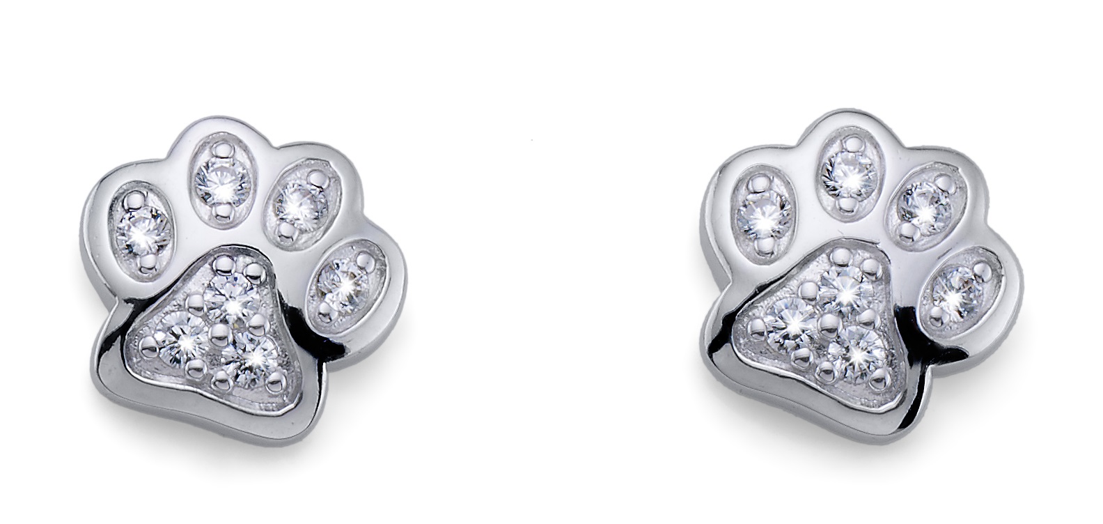 Oliver Weber Originálne náušnice Packa so zirkónmi 62230.