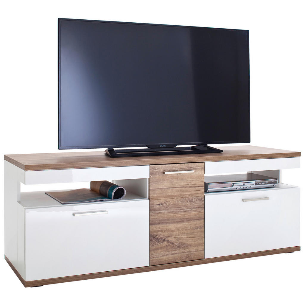 Livetastic TV DIEL, biela, farba duba, 150/55/50 cm.