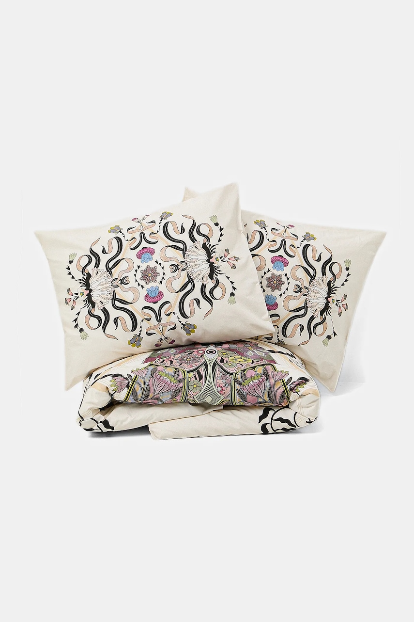 Sada bavlnených obliečok Medicine béžová farba.