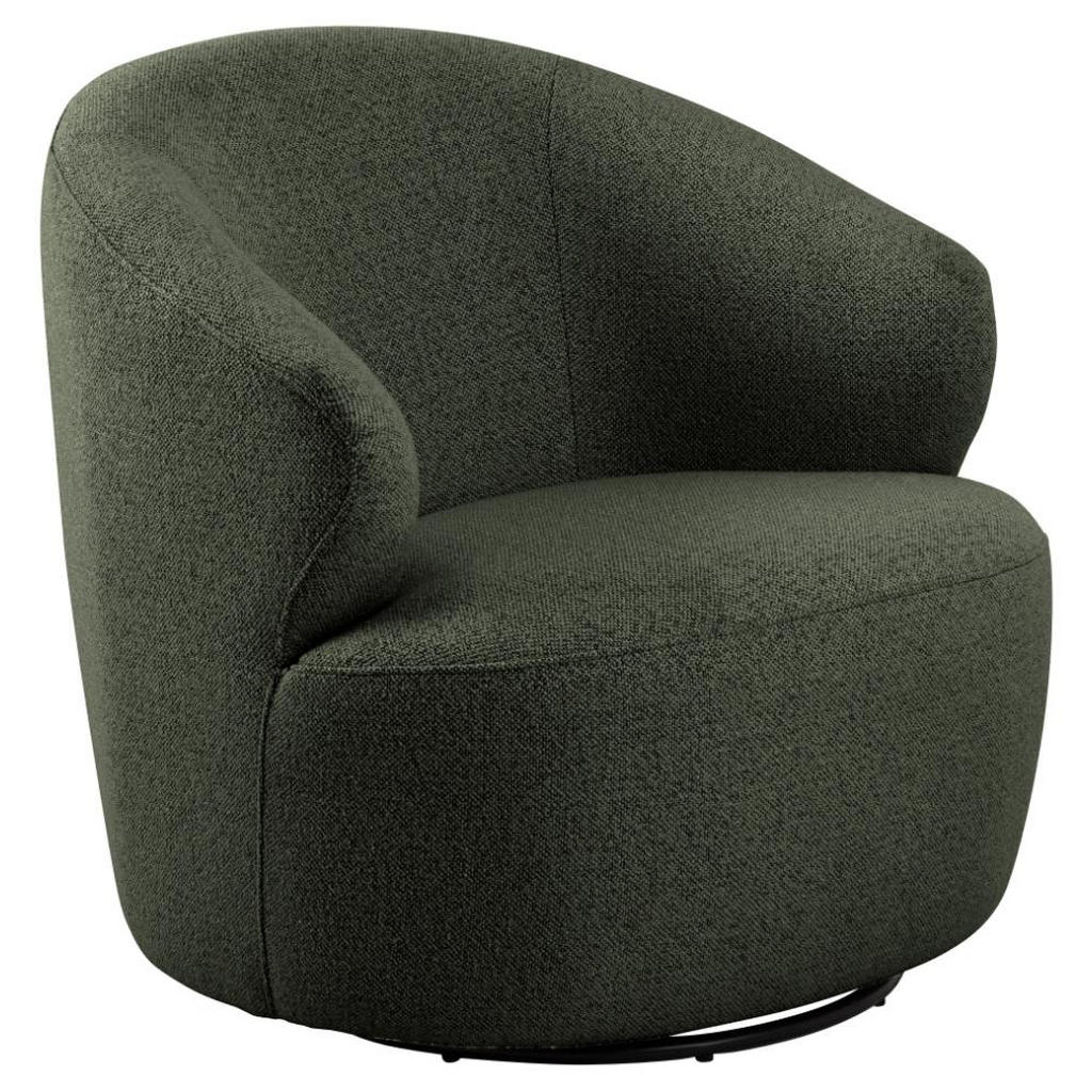 MID.YOU KRESLO, textil, zelená.