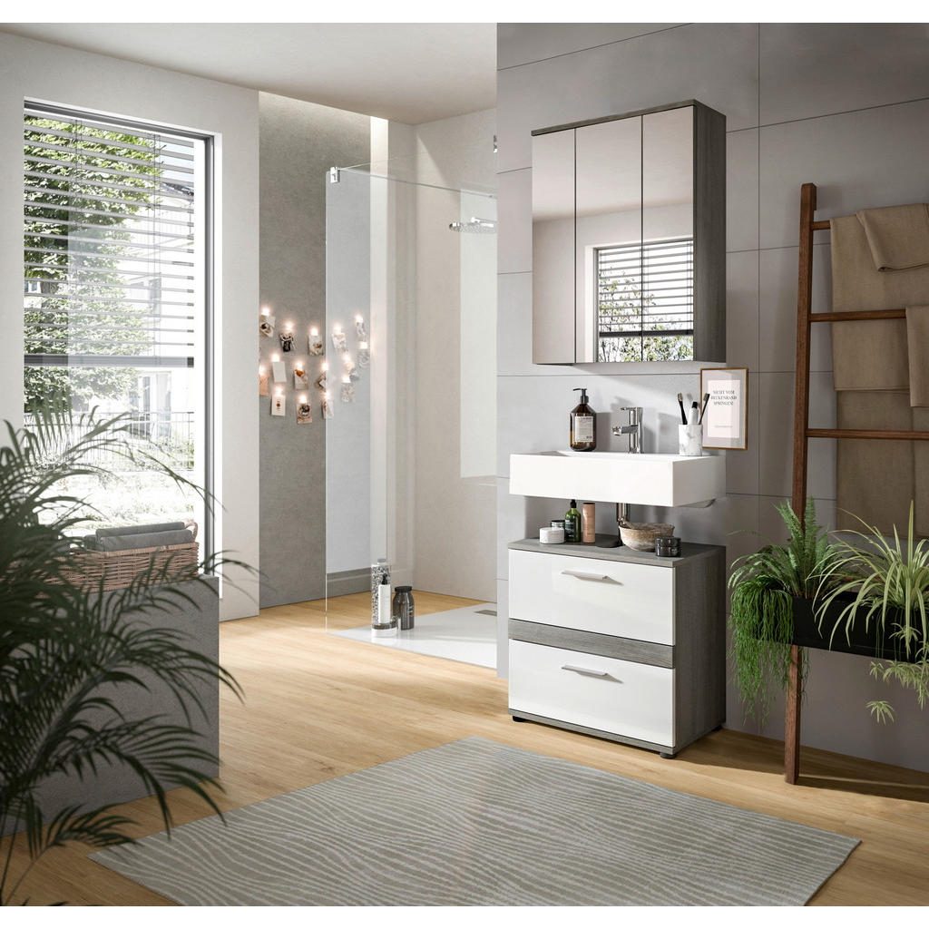 MID.YOU KÚPEĽŇA biela s vysokým leskom.