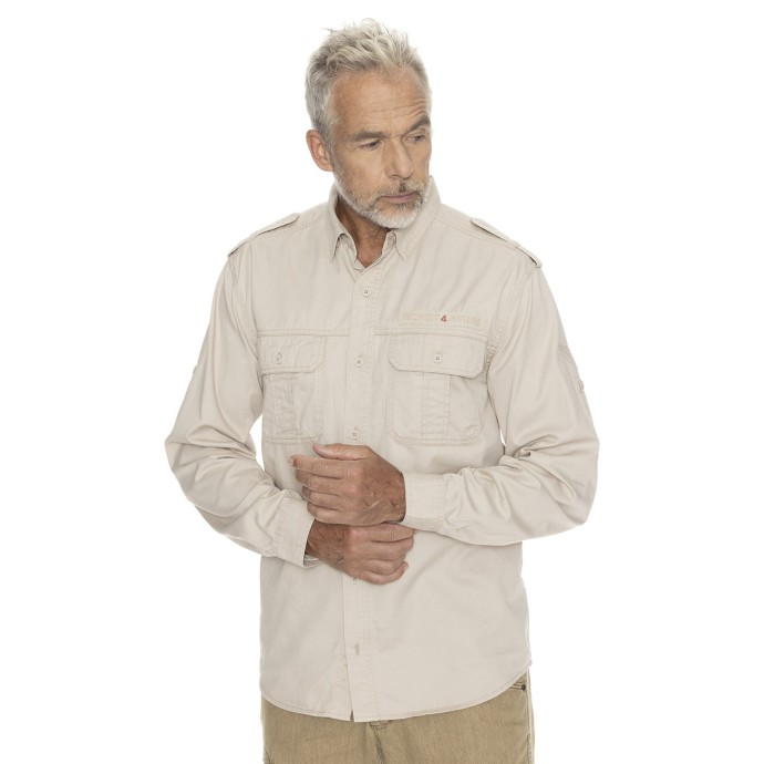 Bushman shirt Zikmund beige L.
