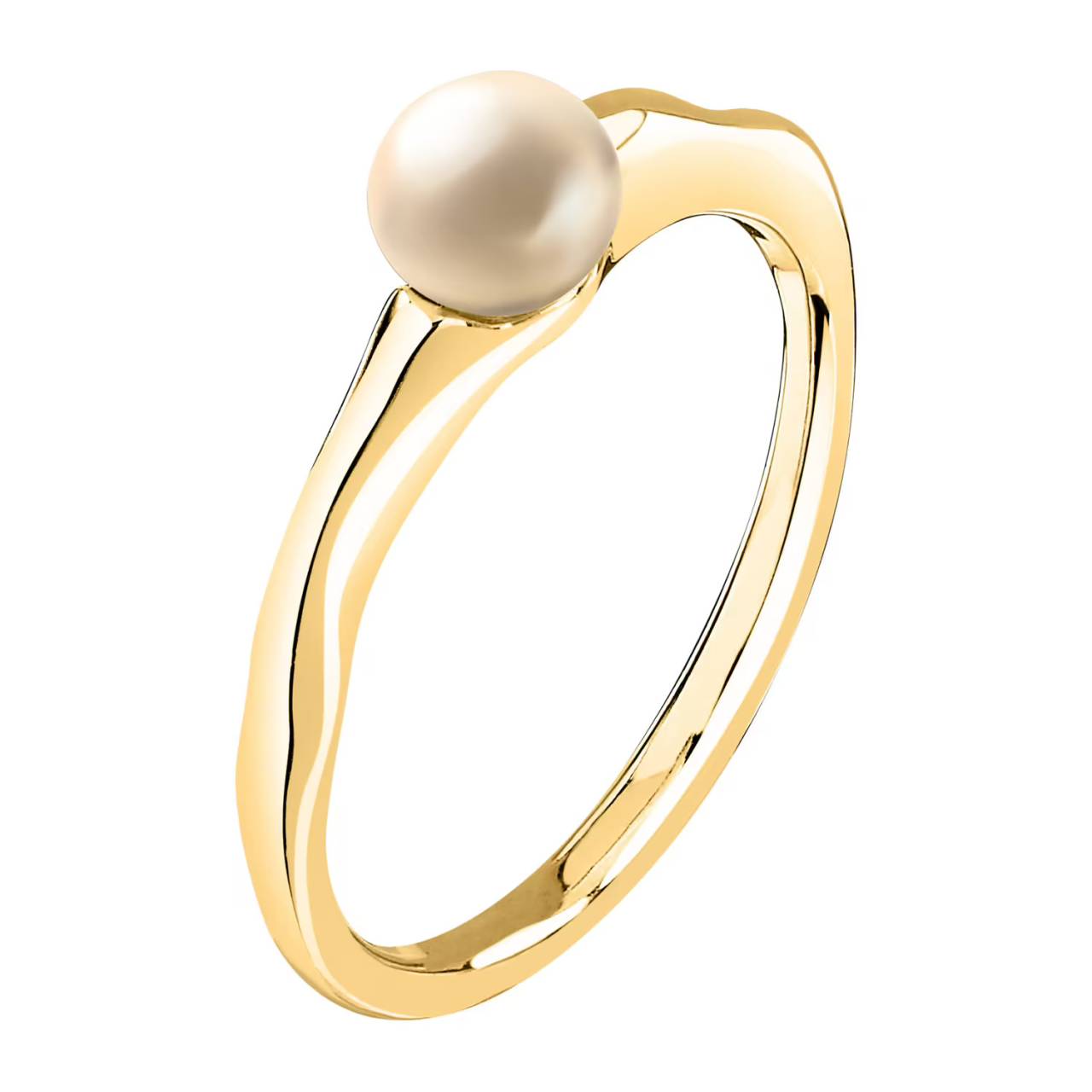 Morellato Pôvabný pozlátený prsteň Perla SXU440 54 mm.