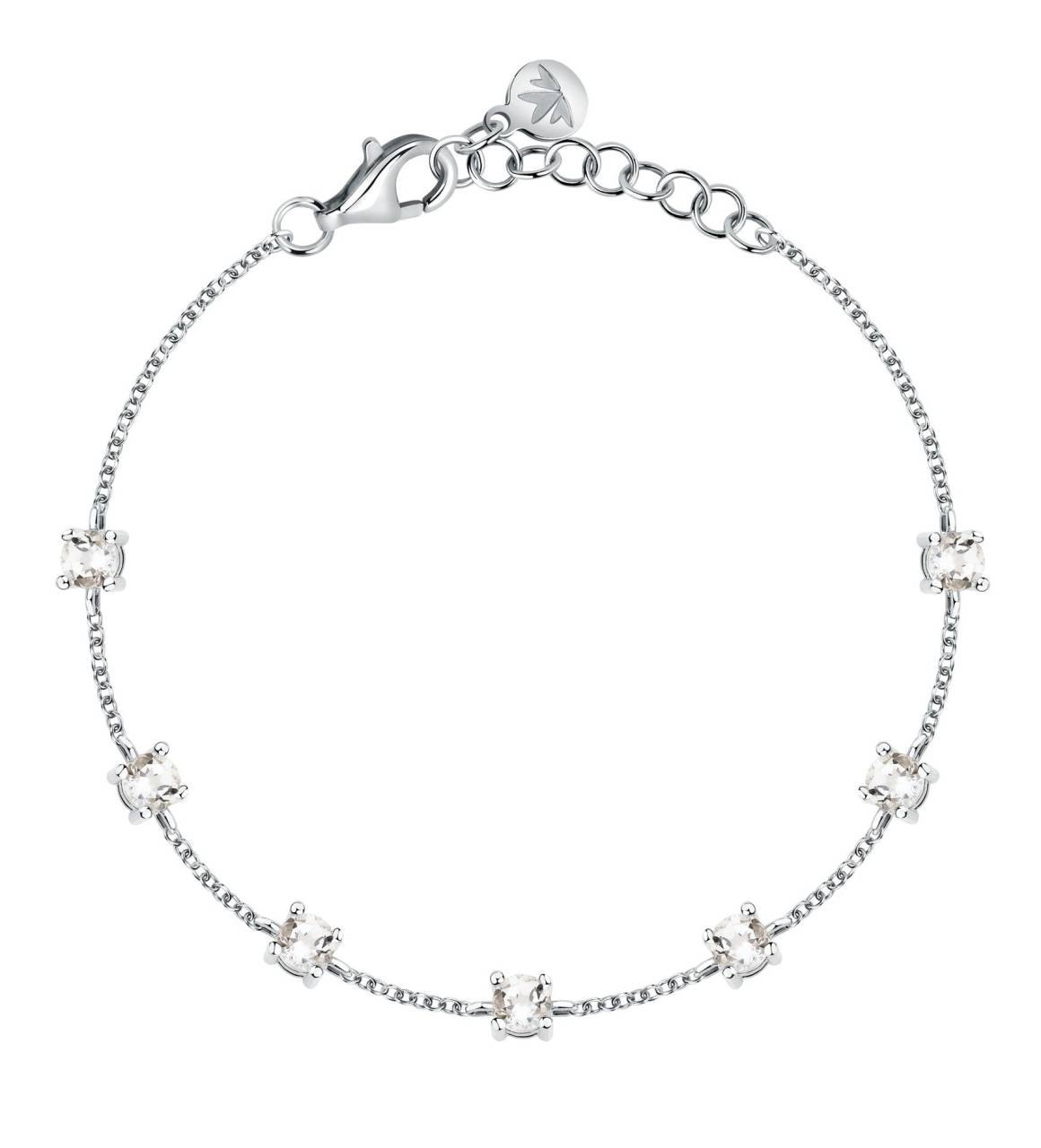 Morellato Strieborný náramok s čírymi kubickými zirkónmi Tesori SAIW292.