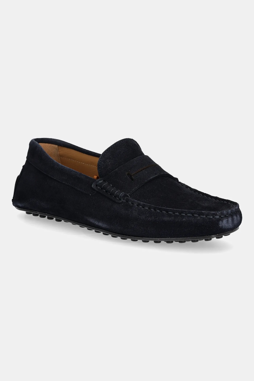 Semišové mokasíny Hackett London DRIVER LOAFER.