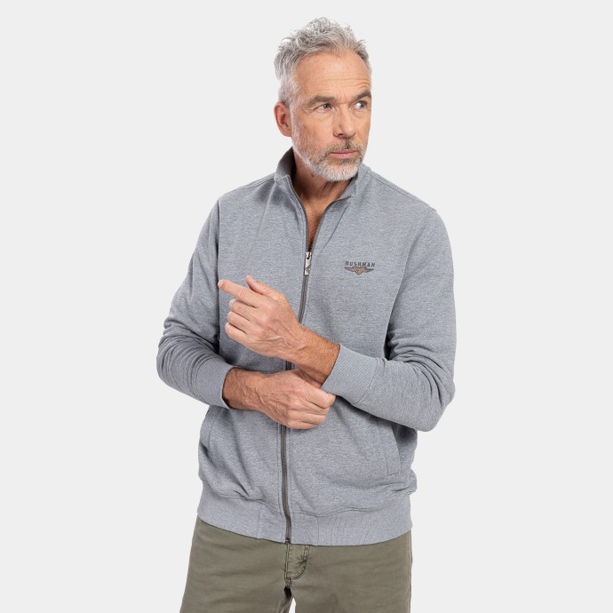 Bushman Sweatshirt Aidan grau XL.