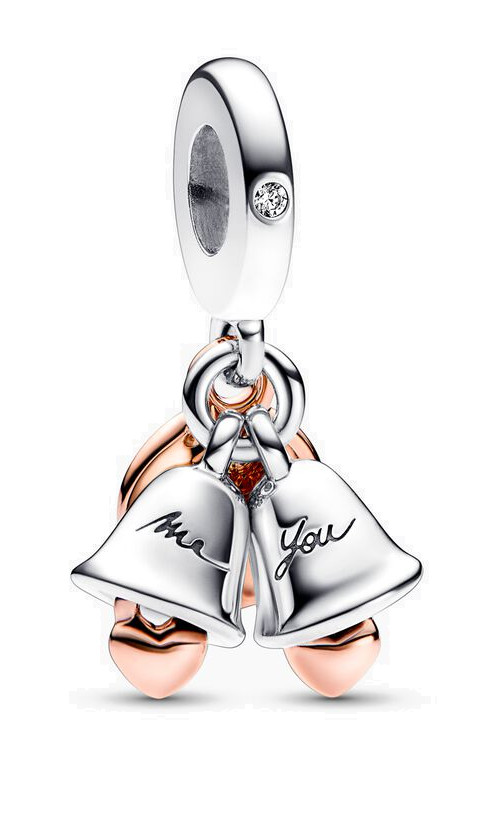Pandora Pôvabný bicolor prívesok Zvončeky Moments 782592C01.