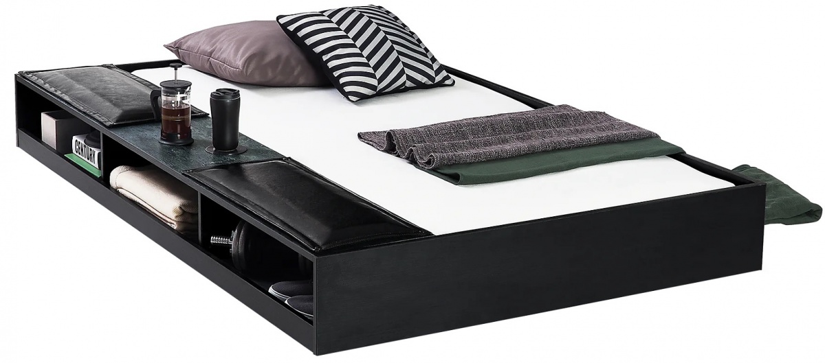 Prístelka s úložným priestorom 90x190cm nebula - čierna/sivá.

 

Okrem veľkého úložného priestoru tu nájdeme tiež odkladaciu plochu spolu s dvoma čalúnenými poduškami, kde si napríklad pohodlne oprite lakeť pri čítaní knihy alebo ich môžete použiť ako stupienok pri nastupovaní do hlavnej postele.

 

Umiestniť ho môžete pod všetky modely postelí Nebula.

 

Rozmery prístelky s úložným priestorom Nebula sú 194x121x26cm (š, h, v), ložná plocha je 90x190cm 

 

Všetok nábytok patriaci do kolekcie Nebula nájdete nižšie v súvisiacich produktoch.