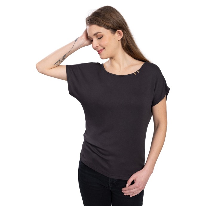 Bushman Dámske tričko Cindy, tmavošedé S.
 
 * Voľnejší splývavý strih pri tomto kúsku je zámerný.