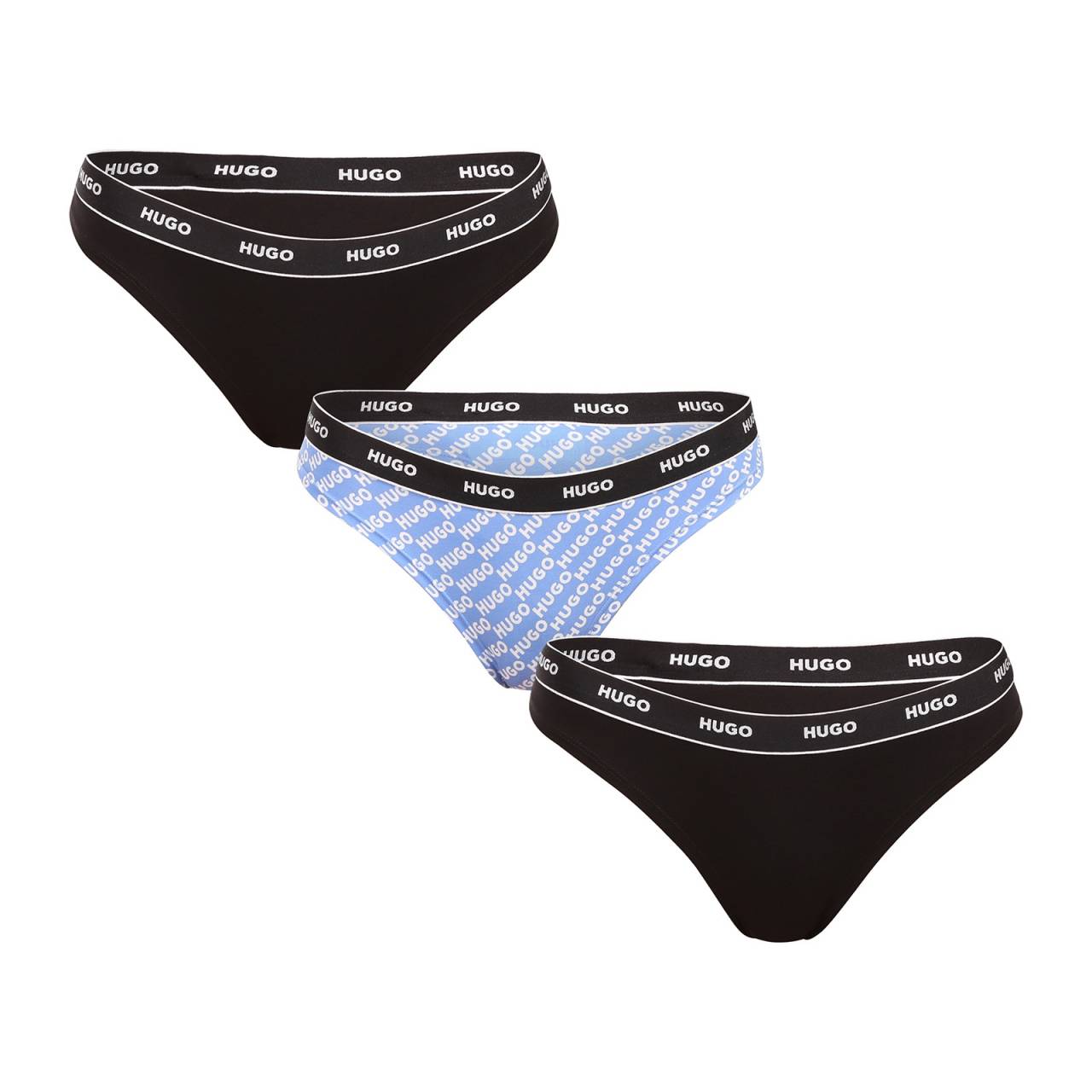 3PACK dámske tangá HUGO viacferbná (50545703 461) L.
Dámske tangá HUGO kombinujú čistý moderný dizajn s dôrazom na pohodlie.
Mäkký materiál pre prirodzený komfort
Tangá HUGO sú vyrobené z mäkké a priedušnej bavlny s prímesou elastanu.
Moderný minimalistický štýl ocenia všetky ženy
Elegantný dizajn s čistými líniami dopĺňa výrazný tkaná guma v páse s logom značky, ktorý dodáva tangám moderný športový vzhľad.
Prečo si vybrať tangá HUGO

Prémiový bavlnený materiál s elastanom: Mäkký, pohodlný a pružný.
Značková tkaná guma: Štýlový detail, ktorý dobre drží.
Čistý a nadčasový dizajn: Ideálny na každý deň aj na výnimočné príležitosti.

Značka HUGO – pre sebavedomý a moderný štýl
HUGO je súčasťou svetoznámej módnej značky zameranej na moderný štýl, kvalitu a originalitu.
Ako sa starať o dámske tangá HUGO
Aby si tvoje tangá zachovali svoj vzhľad a kvalitu čo najdlhšie, odporúčame:

Pranie: Per pri 40 ° C, najlepšie naruby, pre dlhšiu životnosť farieb aj gumy.
Sušenie: Nedávaj do sušičky - suš je voľne na vzduchu.
Žehlenie: Možno na nižší stupeň pre bavlnu, ale vyhýbaj sa žehleniu cez gumu.

Tip: Staň sa odborníkom na údržbu spodnej bielizne vďaka radám v našom článku a dopraj svojim obľúbeným kúskom starostlivosť, ktorú si zaslúžia.