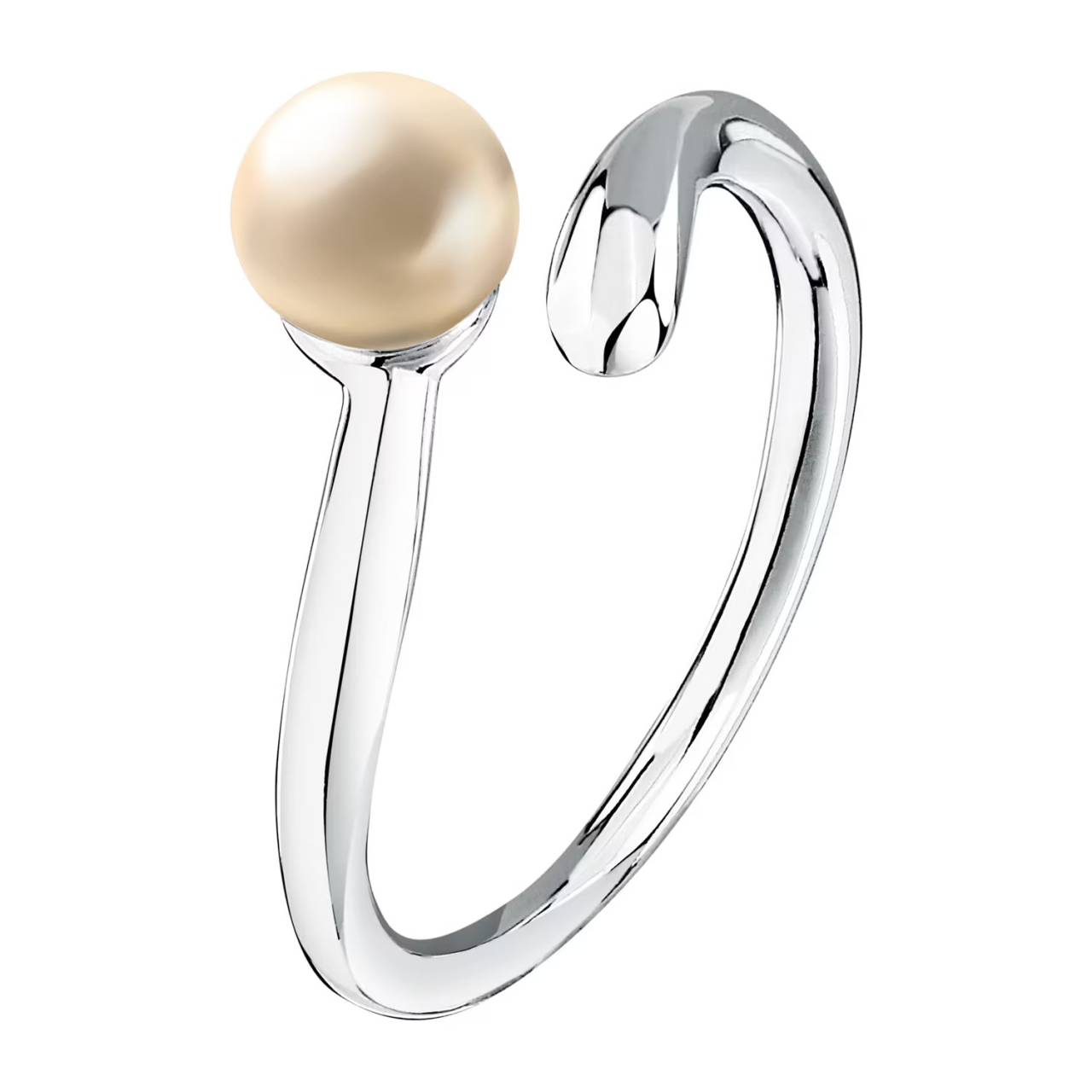 Morellato Strieborný otvorený prsteň pre ženy Perla SXU450 56 mm.