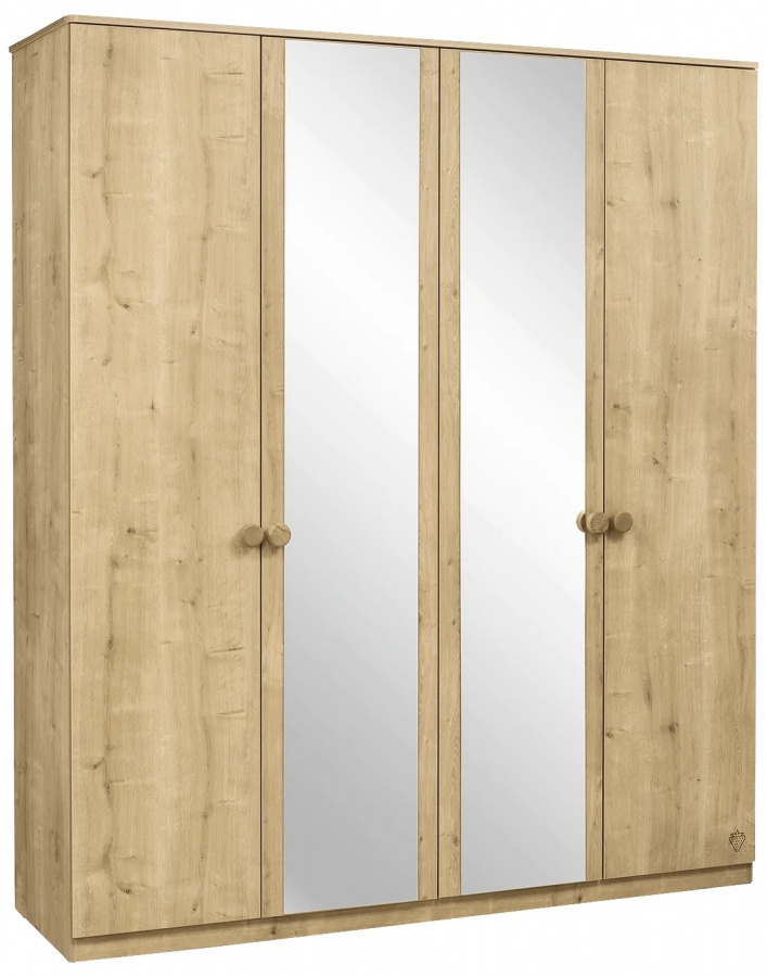 Štvordverová skriňa so zrkadlami cody - dub svetlý.

 

Skriňa ponúka mnoho úložného priestoru, do ktorého bez ťažkostí uskladníte vaše oblečenie.

 

Súčasťou balenia je istenie k uchyteniu skrine k stene.

 

Všetok nábytok patriaci do kolekcie Cody nájdete nižšie v súvisiacich produktoch.

 

Krátka videoukážka vám priblíži kolekciu Cody.

 