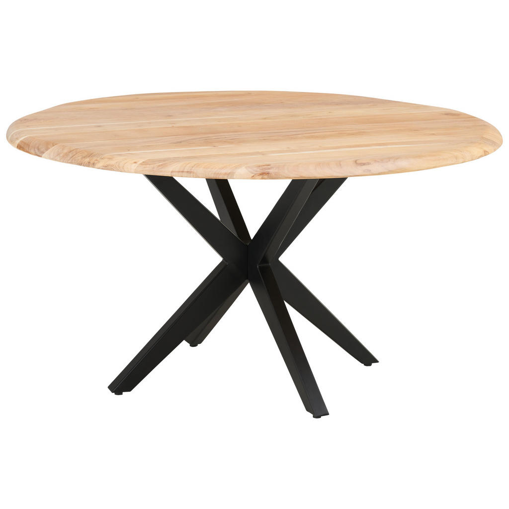 MID.YOU JEDÁLENSKÝ STÔL, akácia, prírodná farba, 140/140/76 cm.