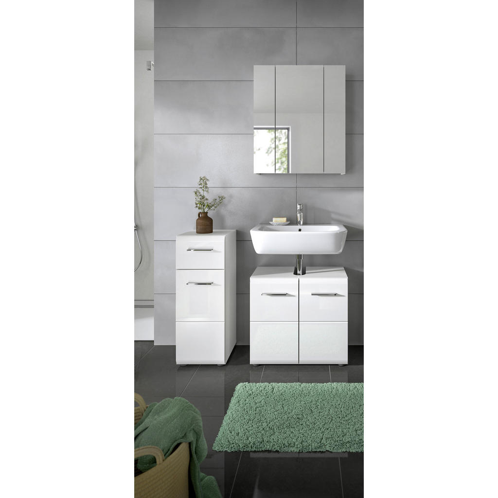 MID.YOU KÚPEĽŇA biela s vysokým leskom.