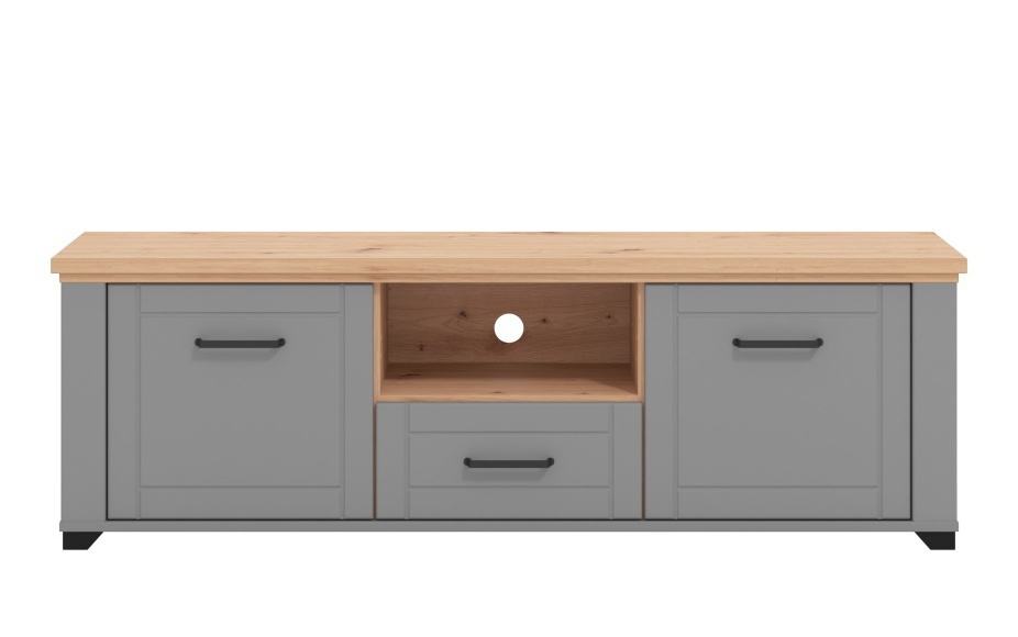 Tv stolík lotta - šedá/dub artisan.

 

Televízny stolík ponúka úložný priestor do obývacej izby v oku lahodiacom prevedení.

 

Rozmery TV stolíka Lotta sú 147x47,5x41cm (š, v, h).

 

Všetky produkty z kolekcie Lotta nájdete nižšie v súvisiacich produktoch.