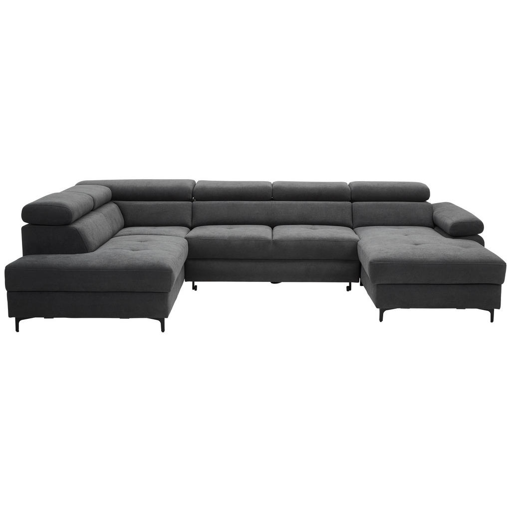 Stylife SEDACIA SÚPRAVA, textil, grafitová.