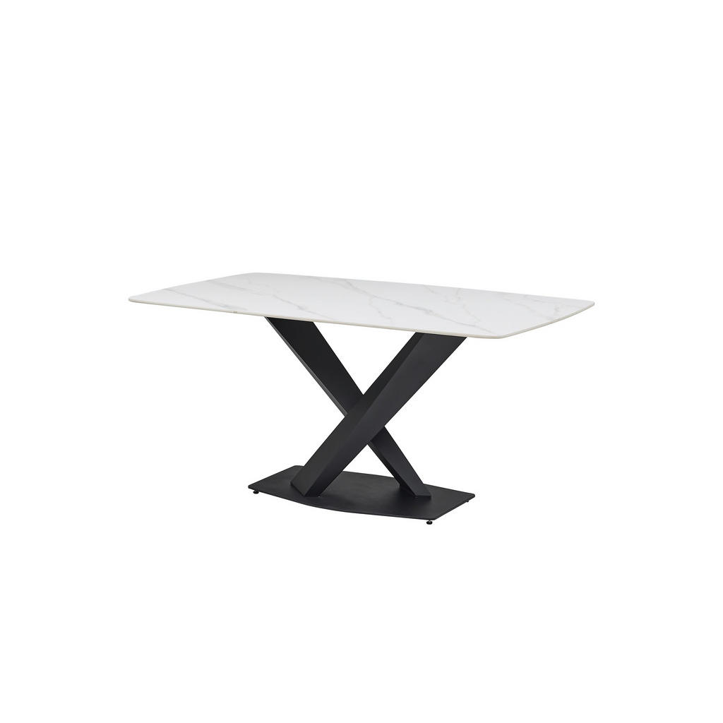 MID.YOU JEDÁLENSKÝ STÔL, čierna, biela, 180/90/75 cm.