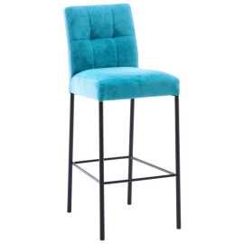 Xora BAROVÁ STOLIČKA, čierna, tyrkysová.