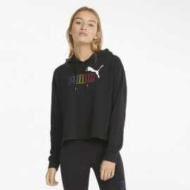Puma ESS+ Rainbow Cropped Hoodie TR L.