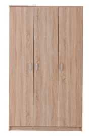 Trojdverová šatníková skriňa nerea - dub sonoma.

 

Trojdverová skriňa ponúka úložný priestor so šatníkovou tyčou, nad ňou sa nachádza jedna veľká horná polica.

 

Rozmery trojdverovej šatníkovej skrine Nerea sú 120x205x52cm (š, v, h).

 

Všetky skrine z kolekcie Nerea nájdete nižšie v súvisiacich produktoch.