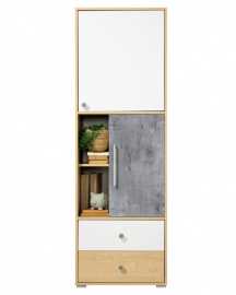 Kombinovaná skriňa barney - dub/šedá/biela.

 

Moderný jemný nadčasový dizajn nájde obľubu u chlapcov i dievčat.

 

Rozmery kombinované skrine Barney sú 60x182x40cm (š, v, h).

 

Všetok nábytok patriaci do kolekcie Barney nájdete nižšie v súvisiacich produktoch.