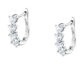 Morellato Strieborné visiace náušnice s kubickými zirkónmi Tesori SAIW264.