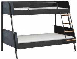 Študentská poschodová posteľ 90x200-120x200 nebula - čierna/sivá.

 

Voľný priestor pod posteľou v kombinácii s odvetrávacími otvormi v rošte postele prispievajú k lepšej cirkulácii vzduchu.

 

Rozmery poschodové postele Nebula sú 137x160x209cm (š, v, h).

 

Všetok nábytok patriaci do kolekcie Nebula nájdete nižšie v súvisiacich produktoch.