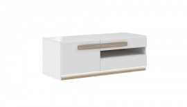 Rtv stolík s osvetlením l attention - biely/dub sonoma/biely lesk.

 

Kolekcia Attention je variabilným programom, tzn.