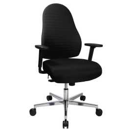 Dieter Knoll OTOČNÁ STOLIČKA, tkaná textília, čierna.