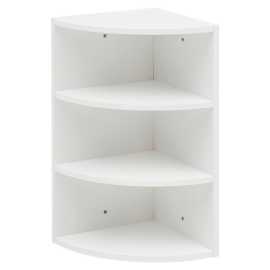 MID.YOU ROHOVÝ REGÁL, biela, 30/60/30 cm.