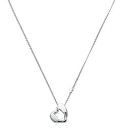 Michael Kors Nežný strieborný náhrdelník so srdcom Love Kors MKC1777040.