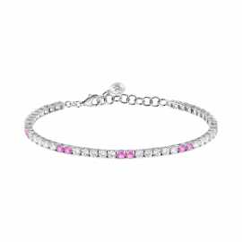 Morellato Tenisový strieborný náramok so zirkónmi Tesori SAIW227.