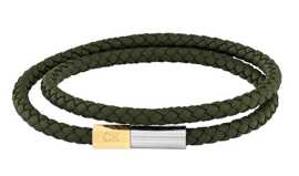 Calvin Klein Elegantný kožený náramok pre mužov Industrial Facets 35100043.