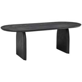 MID.YOU JEDÁLENSKÝ STÔL, mangové drevo, čierna, 220/76/100 cm.