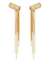 Liu Jo Dlhé pozlátené záušnice s retiazkami Fashion LJ2768.