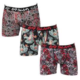 3PACK moške boksarice 69SLAM hip bamboo (PABRST-BB) XS.
Privoščite si vsakodnevno udobje z izjemno mehkimi bambusovimi boksericami 69SLAM.
Vrhunski material za maksimalno udobje
Bokserice 69SLAM so izdelane iz mešanice bambusa, bombaža in spandeksa.
Elegantna zasnova in premišljen kroj
Barvna shema je večna klasika, ki ni le vsestranska, temveč tudi sodobna.
Zakaj vam bodo všeč boksarice 69SLAM

Narejen je iz naravnega in ekološkega materiala.
Izjemno mehak, prijeten in nežen do kože.
Prilagodljiv kroj, ki se prilagodi vašemu telesu.
Sodobna zasnova z visokokakovostno tkano gumo.

69SLAM spodnje perilo za izboljšanje razpoloženja
69SLAM je najljubša blagovna znamka za surfanje na Baliju, ki slavi življenje, umetnost, ustvarjalnost, oblikovanje in barve v vsaki podrobnosti.
Kako skrbeti za bambusove boksarice 69SLAM
Če želite, da bodo vaše boksarice dolgo ostale v odličnem stanju, priporočamo, da upoštevate naslednje nasvete.

Pralnica: Priporočljivo je ročno pranje v hladni ali rahlo topli vodi.
Sušenje: Ne sušite ga v sušilniku.
Likanje: Likanje ni potrebno in ni priporočljivo - lahko poškodujete občutljiva bambusova vlakna.

Nasvet: Bambusova vlakna spadajo med najboljše materiale, zato si zaslužijo izjemno obravnavo.