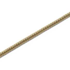 Daniel Wellington Pozlátená unisex retiazka Tide Mesh DW00401099.