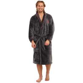 Peignoir homme L&L gris foncé (2111) L.