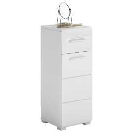 MID.YOU SPODNÁ SKRINKA, biela s vysokým leskom, biela, 30/79/31 cm.