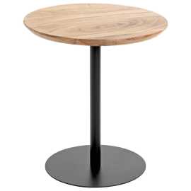 PRÍRUČNÝ STOLÍK, akácia, čierna, farba akácie.