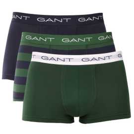 3PACK Herren Klassische Boxershorts Gant mehrfarbig (902533013-338) XXL.
Setzen Sie auf Komfort und einen zeitlosen Look mit den Herren-Boxershorts von GANT in einer zeitlosen Farbkombination.
Hochwertiges Material für täglichen Komfort
Die Boxershorts sind aus einer hochwertigen Baumwoll-Elastan-Mischung gefertigt.
Modernes Design für die Arbeit und das Date am Abend
Das schlichte Design wird durch einen Bund mit dem GANT-Logo ergänzt, der weich ist und nicht drückt.
Warum Sie unbedingt GANT Boxershorts ausprobieren sollten

Hochwertiges Material und bequeme Passform: Weiche Baumwolle mit Elastan sorgt für Komfort und eine gute Passform.
Elegantes, minimalistisches Design: Das klassische Farbschema und der Logogummi wirken elegant und modern.
Vielseitig einsetzbar: Ideal für Alltag, Arbeit, Sport und Freizeit.

GANT Unterwäsche für stilvolle Männer
Seit 1949 ist die Marke GANT ein Synonym für präzise Verarbeitung und hochwertige Materialien.
Pflegehinweise für GANT Herren-Boxershorts
Damit Ihre Wäsche lange in gutem Zustand bleibt, empfehlen wir die folgenden Tipps.

Waschen: Der Stift hat eine Höchsttemperatur von 40 °C.
Trocknen: Sie können Ihre Boxershorts im Wäschetrockner trocknen - wir empfehlen, das Schonprogramm auf eine niedrigere Temperatur einzustellen.
Bügeln: Falls erforderlich, können Sie sie bei niedriger Temperatur bügeln, am besten von innen nach außen.

Tip: Es kann schwierig sein, die richtige Unterwäsche zu finden, die perfekt sitzt.
