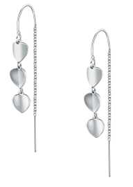 Morellato Romantické oceľové visiace náušnice Pailettes SAWW07.