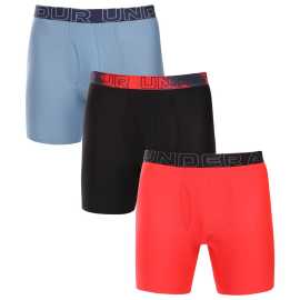 3PACK pánske boxerky Under Armour viacfarebné (1383879 714) L, trenky.
Pripravte sa na maximálne pohodlie pri každom pohybe.
Funkčný materiál, ktorý vás udrží v suchu
Boxerky Under Armour sú vyrobené zo zmesi polyesteru a elastanu.
Moderný dizajn a pohodlný strih pre každú príležitosť
Boxerky Under Armour kombinujú štýlový dizajn a športový vzhľad.
Prečo vyskúšať boxerky Under Armour

Rýchloschnúci materiál, ktorý odvádza pot, ideálny pre šport.
Dlhšie nohavice a ergonomický strih pre dokonalé pohodlie.
Vyšívaná guma s logom Under Armour – štýl a funkčnosť v jednom.

Spodná bielizeň Under Armour pre aktívny životný štýl
Značku Under Armour založil bývalý americký futbalista Kevin Plank, ktorý nebol spokojný so svojím športovým oblečením, ktoré sa ľahko spotilo a rozhodne nevoňalo príjemne.
Ako sa starať o boxerky Under Armour
Aby vaše obľúbené boxerky zostali dlho v perfektnom stave, odporúčame dodržiavať tieto pokyny na údržbu.

Pranie: Práť pri 30 °C, ideálne naruby.
Sušenie: Nesušte v sušičke.
Žehlenie: Nežehlite.

 
Tip: Nájdenie správneho kusu spodnej bielizne, ktorý vám perfektne sedí, môže byť niekedy náročné.
