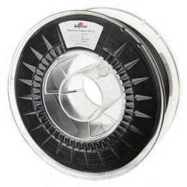 Spectrum 80468 3D filament, PET-G Carbon, 1,75mm, 1000g, black.

Spectrum PET-G Carbon je modifikovaný filament na báze PET-G zmiešaný s uhlíkovými vláknami, ktorý prispieva k výrazne vyššej tuhosti, tvrdosti a odolnosti v ťahu pri zachovaní nízkeho zmrštenia a veľmi dobrej priľnavosti k stavebným platformám typickým pre čistý PET-G.

Tip: Vzhľadom na podstatný obsah nasekaného uhlíkového ohňa sa odporúča používať trysky s priemerom presahujúcim štandardnú hodnotu 0,4 mm.
 
 
Kľúčové vlastnosti:
 
- zlepšená tvrdosť a tuhosť v porovnaní s čistým PET-G
- vyššia teplota plastifikácie v porovnaní s čistým PET-G
- zlepšená odolnosť proti oderu
- oveľa vyššia odolnosť proti stlačeniu v porovnaní s čistým PET-G
- dobré mechanické vlastnosti
- vysoká estetická kvalita, matný povrch
- žiadne zmrštenie po ochladení
 
 
Aplikácie:
 
- predmety, ktoré musia byť veľmi tuhé a tvrdé pri zachovaní rozmerovej presnosti
- výroba súčastí dištančných vložiek vystavených statickému tlakovému zaťaženiu
- koncept a demo prototypovanie navrhnutých hotových a polotovarov
- ozdobné časti (estetické vlastnosti)
- vonkajšie konštrukčné prvky, ktoré zdôrazňujú produkt
- prototypovanie
 
 
Špecifikácie vlákna:
 
- priemer vlákna: 1,75mm/2,85mm
- teplota vytláčania: 230-255°C
- teplota podložky: 60-80°C
- rýchlosť tlače: 30-70mm/s