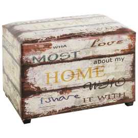 LAVICA S ÚLOŽNÝM PRIESTOROM, textil, kompozitné drevo, 58/42/39 cm.