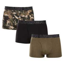 3PACK pánske boxerky Under Armour viacfarebné (1383892 391) XXL, trenky.
Zažite maximálny komfort s pánskymi boxerkami Under Armour, ktoré kombinujú moderný dizajn, pohodlný materiál a funkčný strih.
Vysoko kvalitný materiál pre celodenné pohodlie
Boxerky sú vyrobené z prémiovej zmesi bavlny, polyesteru a spandexu, ktorá kombinuje výhody prírodných a funkčných vlákien.
Moderný strih a funkčné detaily
Boxerky majú kratšie nohavice, ktoré poskytujú voľnosť pohybu bez vyhrňovania.
Prečo vyskúšať boxerky Under Armour

Pohodlný materiál – ľahký, pružný a odolný.
Kratšie nohavice a ergonomický strih pre voľnosť a pohodlie.
Štýlový tkaný elastický pás s logom Under Armour pre športovú eleganciu.

Spodná bielizeň Under Armour pre aktívny životný štýl
Značku Under Armour založil bývalý americký futbalista Kevin Plank, ktorý nebol spokojný so svojím športovým oblečením, ktoré sa ľahko spotilo a rozhodne nevoňalo príjemne.
Ako sa starať o boxerky Under Armour
Aby vaše obľúbené boxerky zostali dlho v skvelom stave, odporúčame dodržiavať tieto pokyny na údržbu.

Pranie: Prajte na 30 °C, ideálne naruby.
Sušenie: Nesušte v sušičke.
Žehlenie: Nežehlite.

 
Tip: Nájdenie správneho kusu spodnej bielizne, ktorý vám perfektne sedí, môže byť niekedy náročné.